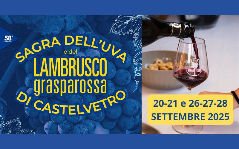 Sagra dell’Uva e del Lambrusco Grasparossa di Castelvetro 2025
